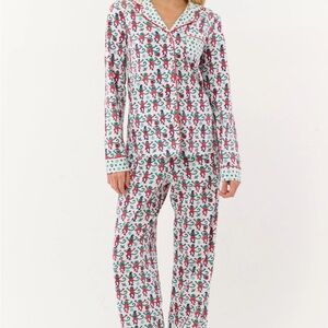 Roller Rabbit Monkey Mas SHORT sleeve long leg pajama.